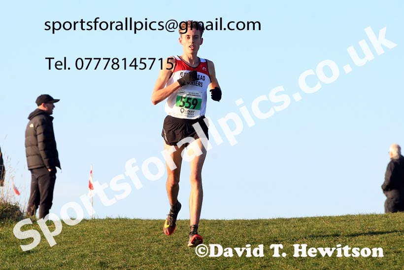 Mens under-20s, 2022 North Eastern Cross Country Champs., Temple Park, South Shields.  Photo: David T. Hewitson/Sports for All Pics